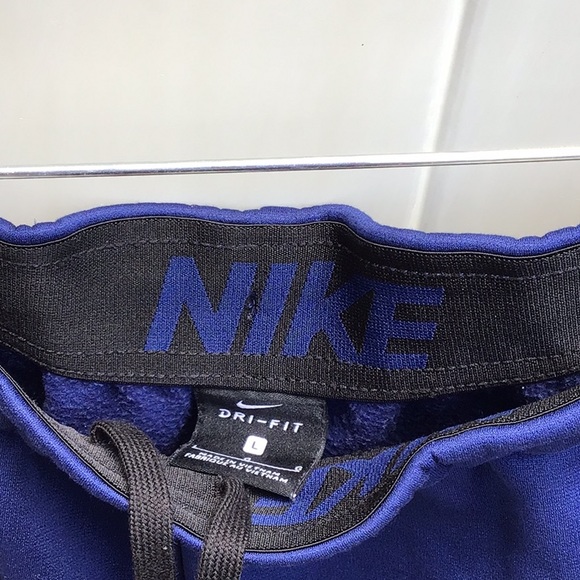 Nike track sweatpants Blue black joggers - Picture 3 of 4